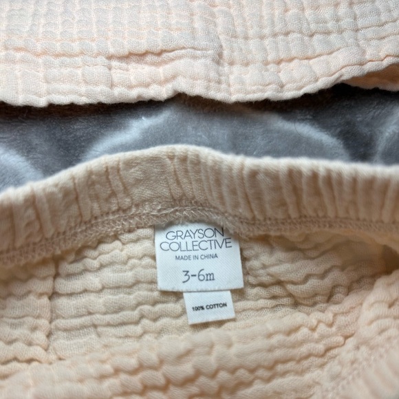 Grayson Collective 2-Piece Baby Girl Matching Outfit- Peachy Pink/ Size 3-6M - Picture 6 of 6